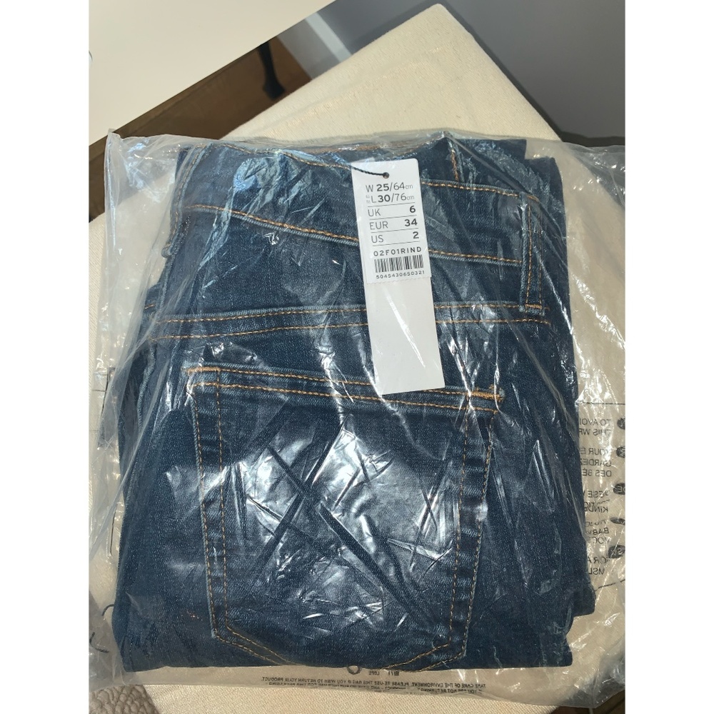 NWT* TOPSHOP INDIGO JAMIE SKINNY JEANS SZ 25